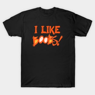 I Like Boobs And Also Get Boobs Matching Couples Shirts Funny Halloween Costumes T-Shirt